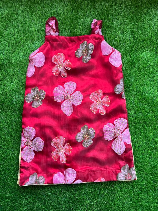 Printed Organza Dress 6