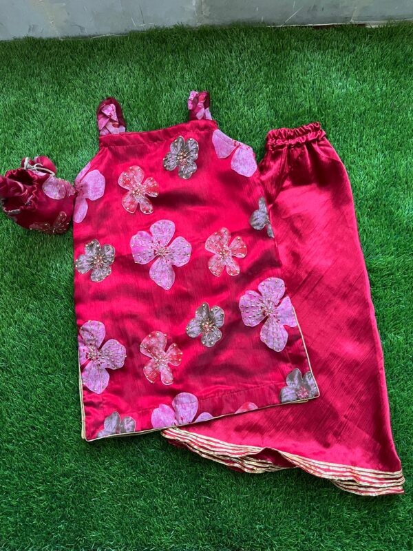 Printed Organza Dress 5